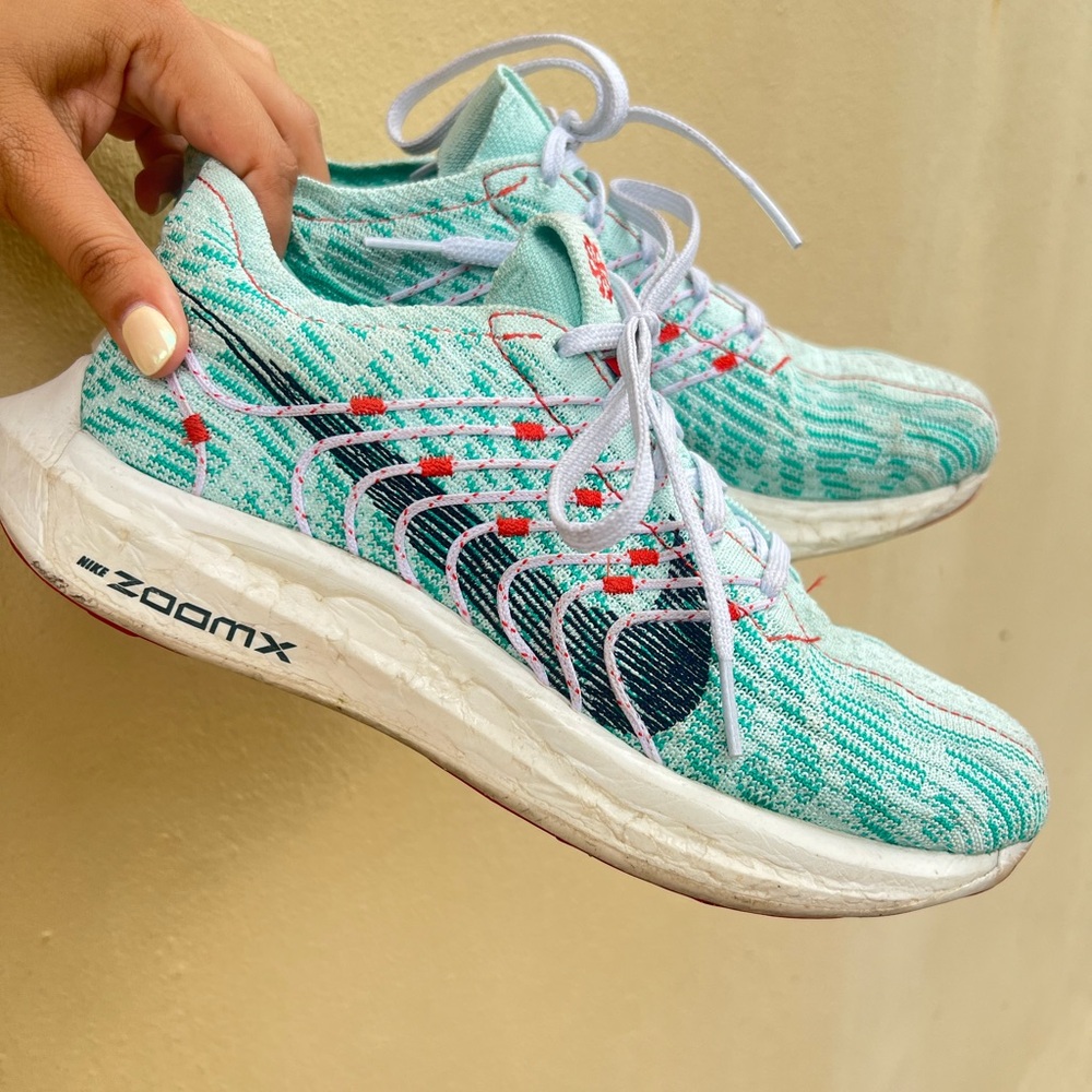 Nike ZoomX Women's Shoes - Teal and White
